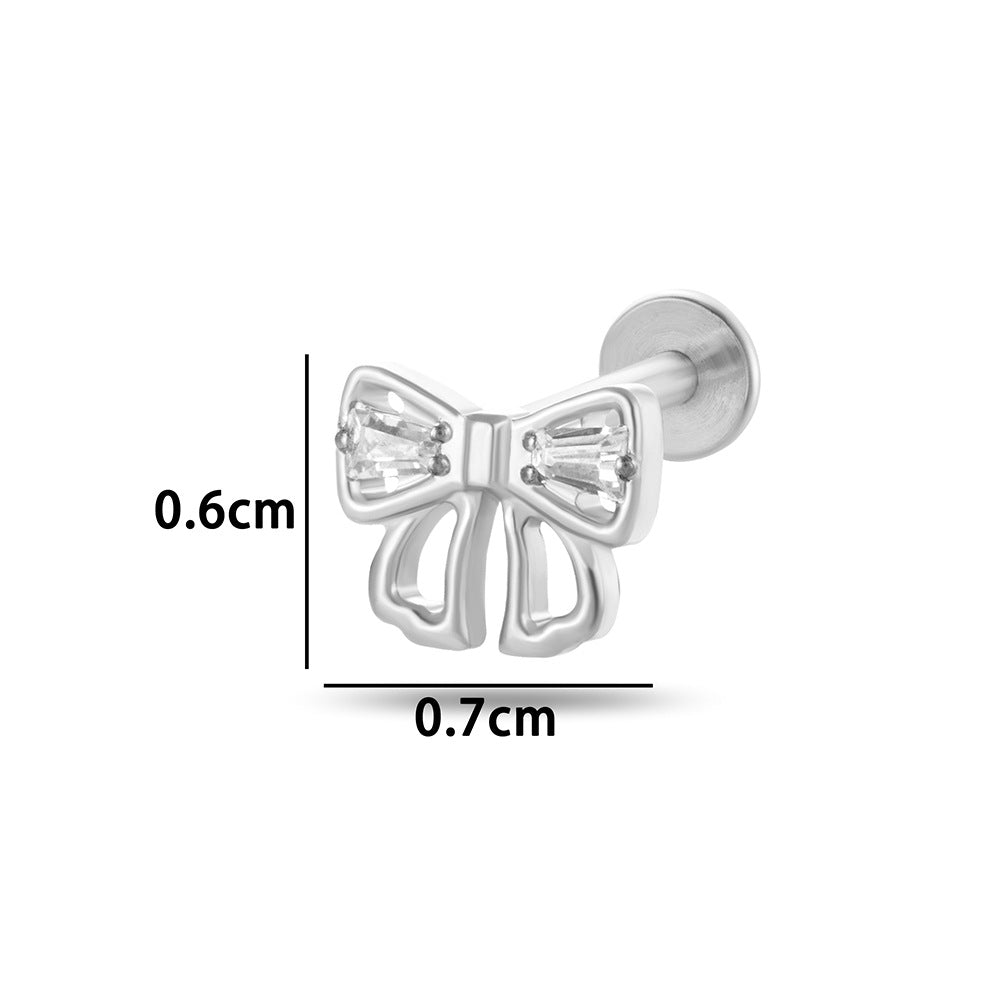 Titanium Curve Barbell Piercing – Hypoallergenic CZ Ends & Fast Shipping