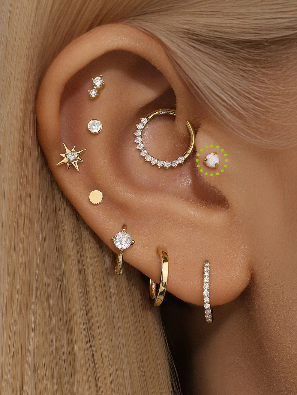 14K Gold Pearl Stud Earrings – Minimalist & Stackable Design