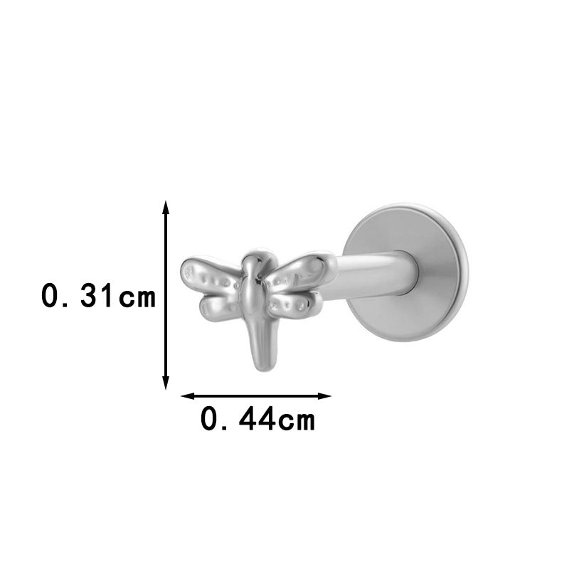 Pure Titanium Animal-Shaped Stud Earrings for Cartilage Piercing | G23/F136 Hypoallergenic