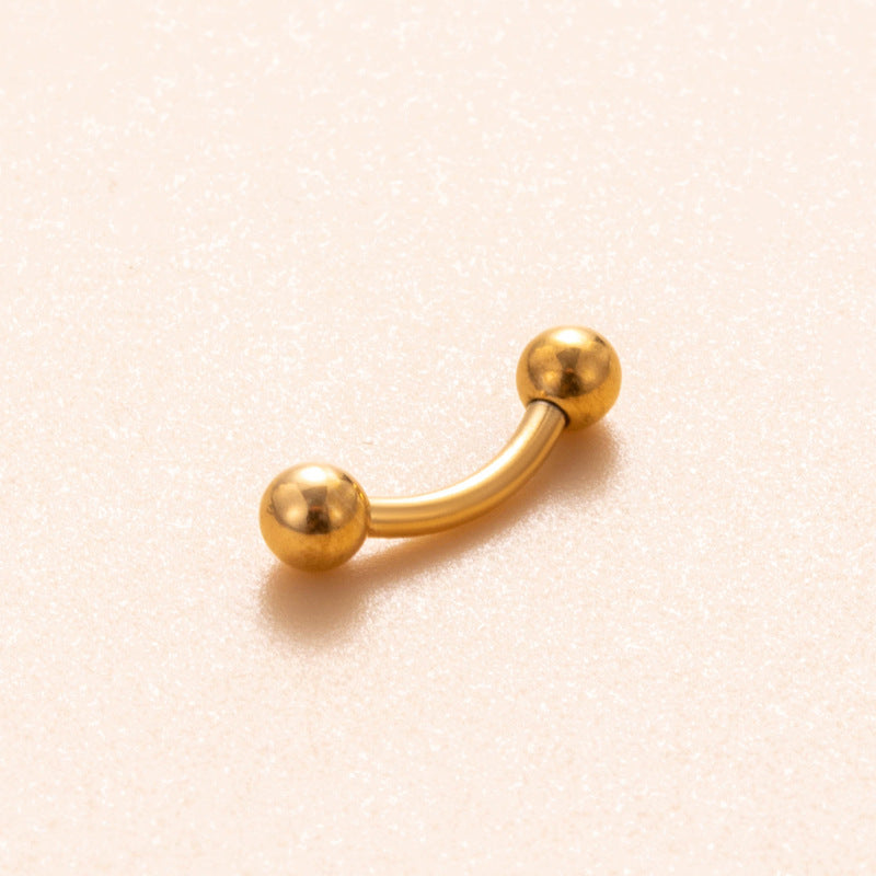 G23/F136 Titanium Internal Thread Eyebrow Piercing – Stylish and Durable Body Jewelry for Fashionable Piercings