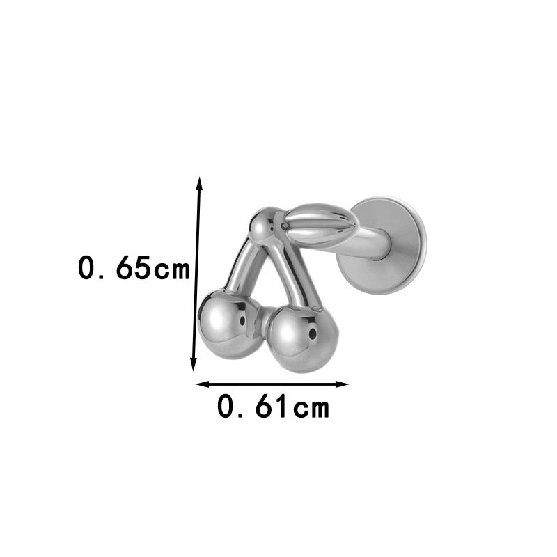 Pure Titanium Animal-Shaped Stud Earrings for Cartilage Piercing | G23/F136 Hypoallergenic