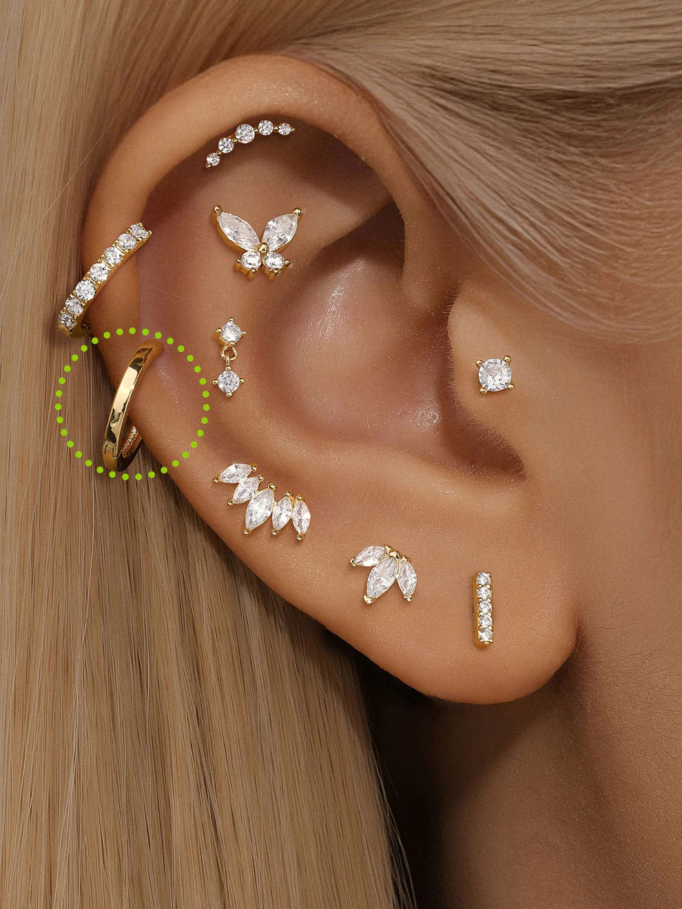 14K Gold Classic Round Stud Earrings – Minimal & Elegant