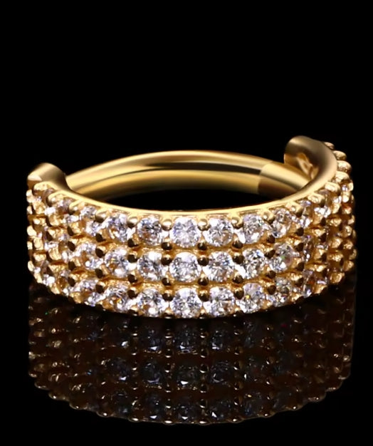 Triple Line Paved CZ Segment Clicker