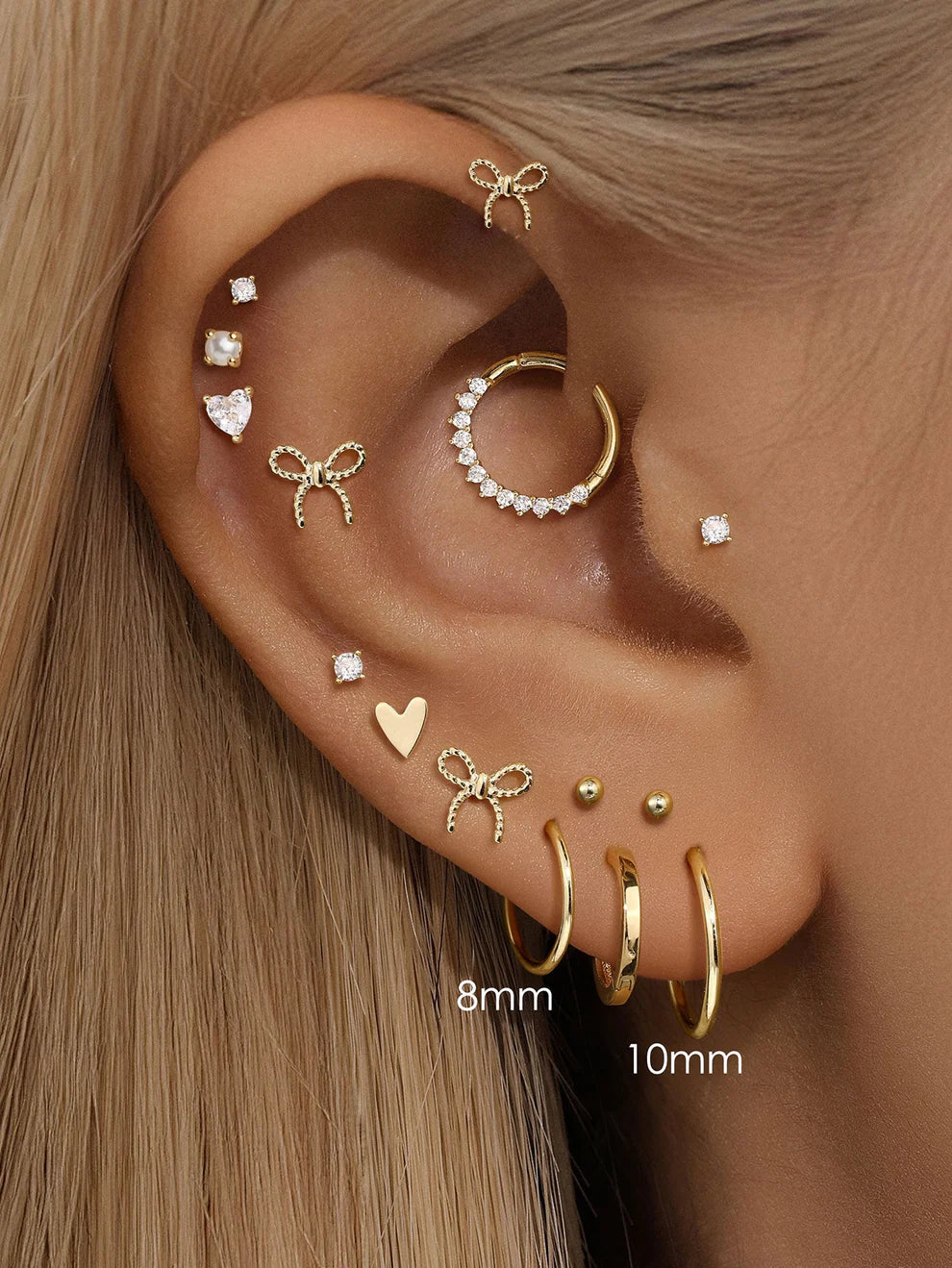 14K Gold Polished Hinged Hoop – Single Minimalist Earring