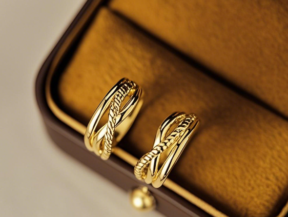 14K Solid Gold Bow Threaded Earrings – Cute & Elegant Pierced Studs for Women