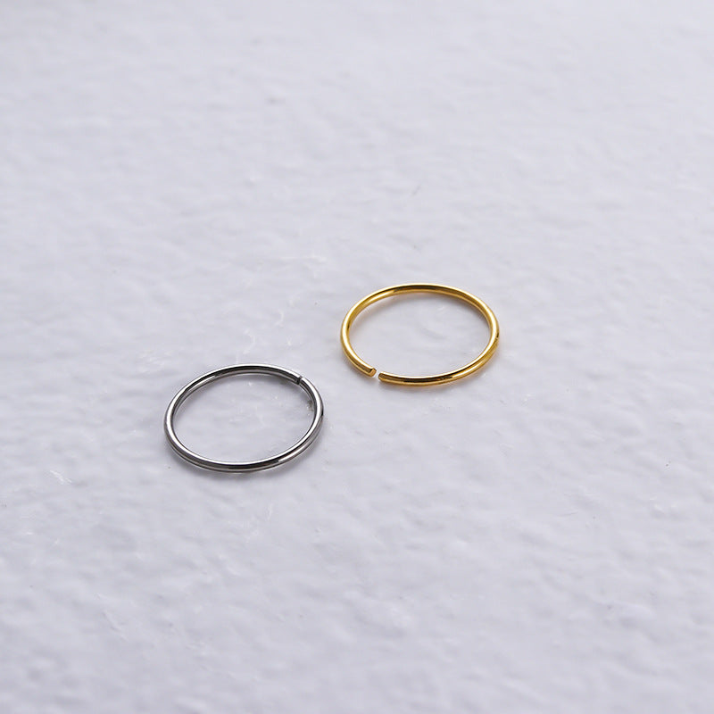 G23/F136 Titanium 20G Hoop Piercing Jewelry | Lip, Nose, and Cartilage Rings | Fashionable & Hypoallergenic
