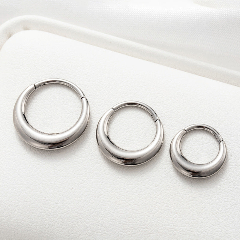 Titanium Piercing Earring – Hypoallergenic, Seamless Design for Cartilage, Helix, Daith