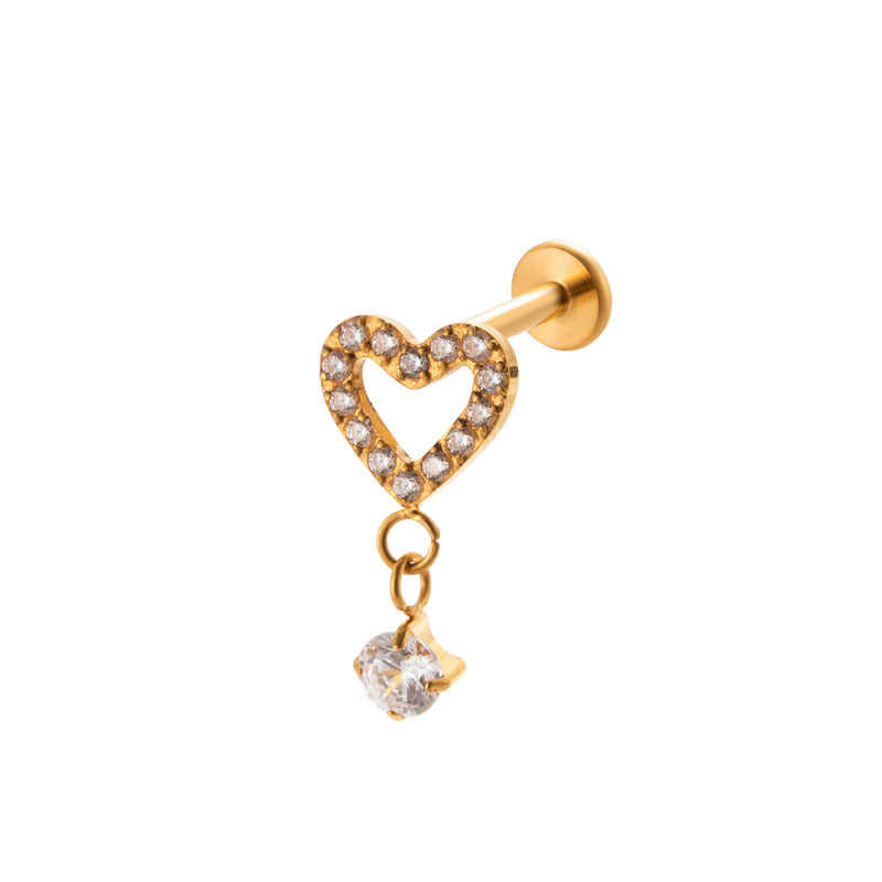 Titanium Alloy Piercing Earrings – Hypoallergenic, Lightweight & Stylish Cartilage Jewelry