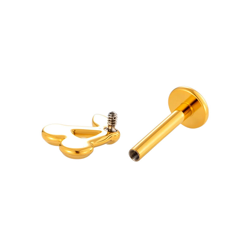 Pure Titanium Animal-Shaped Stud Earrings for Cartilage Piercing | G23/F136 Hypoallergenic