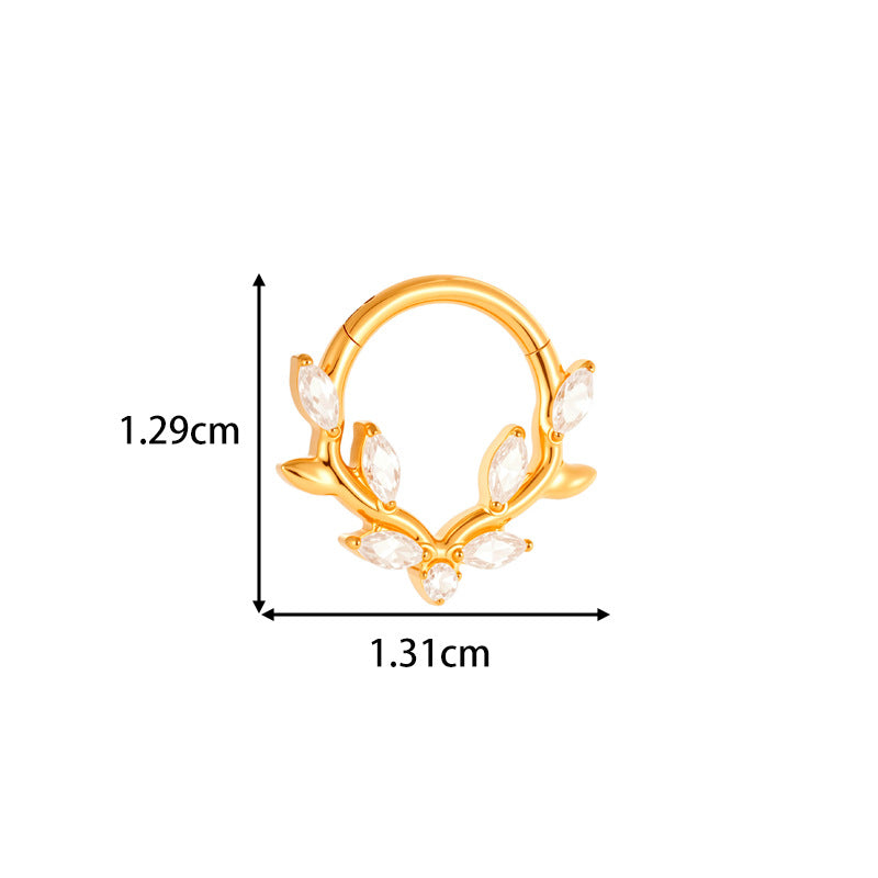 G23/F136 Titanium Star & Teardrop Dangle Flat Back Internally Threaded Labret Studs | Hypoallergenic Piercing Jewelry for Lip, Ear, Cartilage