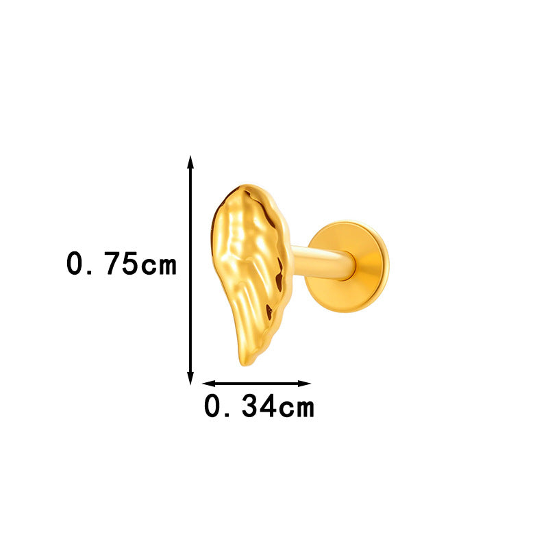 Pure Titanium Animal-Shaped Stud Earrings for Cartilage Piercing | G23/F136 Hypoallergenic