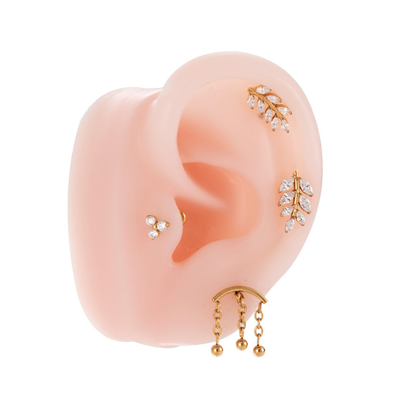 Flat-Top Titanium Screw-In Piercing Stud – Hypoallergenic Flat Back Jewelry