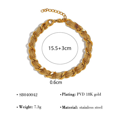 18K Gold Plated Stainless Steel Beaded Layered Bracelet Collection – Crystal, Amethyst & Gold Sandstone Chain Jewelry for Women