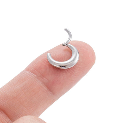 Titanium  Piercing Earring – Hypoallergenic, Seamless Design for Cartilage, Helix, Daith