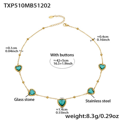 Modern Glass Shine Jewelry | Stainless Steel Necklaces, Bracelets & Earrings