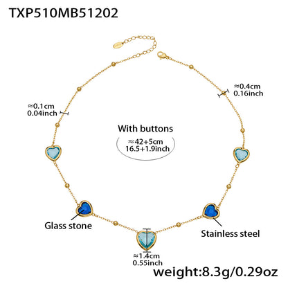 Modern Glass Shine Jewelry | Stainless Steel Necklaces, Bracelets & Earrings