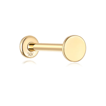 14K Gold Circle Stacking Earrings – Minimalist, Hypoallergenic & Everyday-Ready