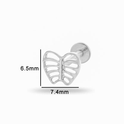 G23/F136 Titanium Zircon Lip & Cartilage Piercing Jewelry | Internally Threaded Studs | Fashionable & Hypoallergenic