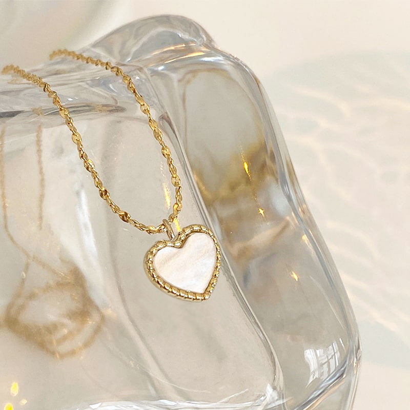 Affordable Luxury  Heart Titanium Steel  316L Stainless Steel Necklace |  Heart Pendant Designs