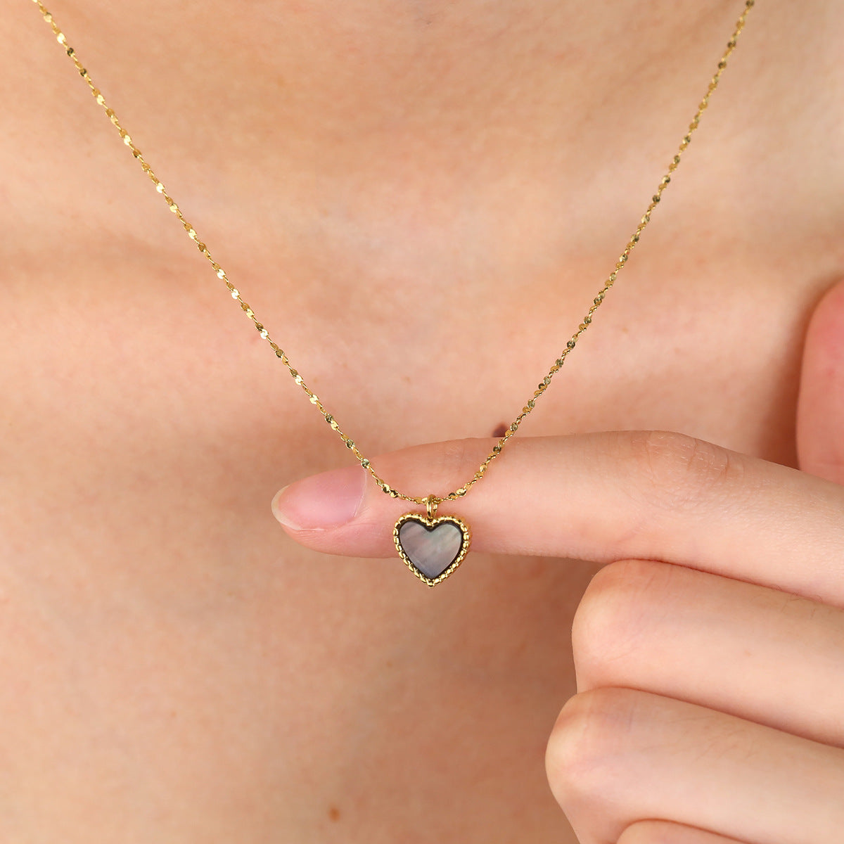 Affordable Luxury  Heart Titanium Steel  316L Stainless Steel Necklace |  Heart Pendant Designs