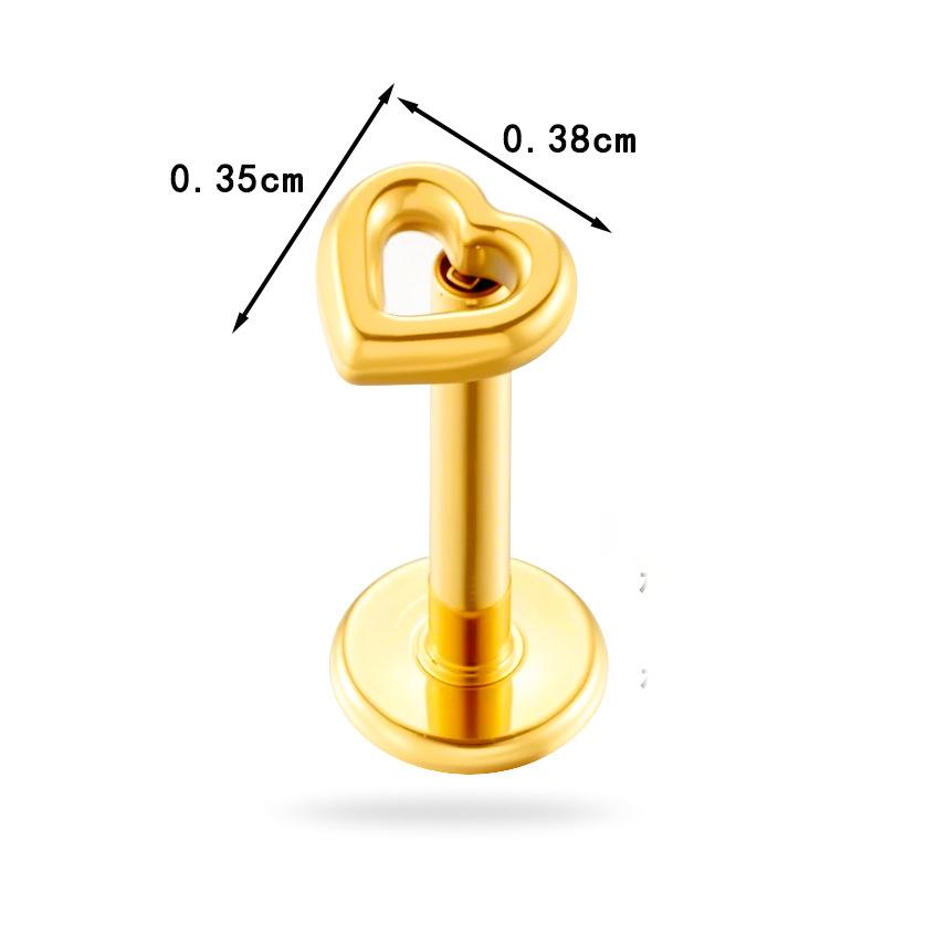 Minimalist Titanium Flat Disc Push Pin Stud – Hypoallergenic Cartilage Piercing Jewelry