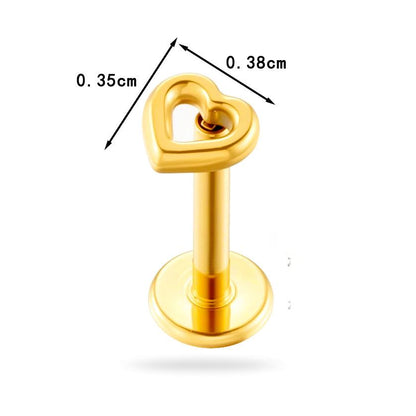 Minimalist Titanium Flat Disc Push Pin Stud – Hypoallergenic Cartilage Piercing Jewelry