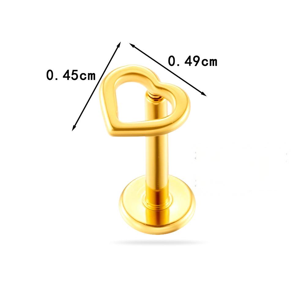 Minimalist Titanium Flat Disc Push Pin Stud – Hypoallergenic Cartilage Piercing Jewelry