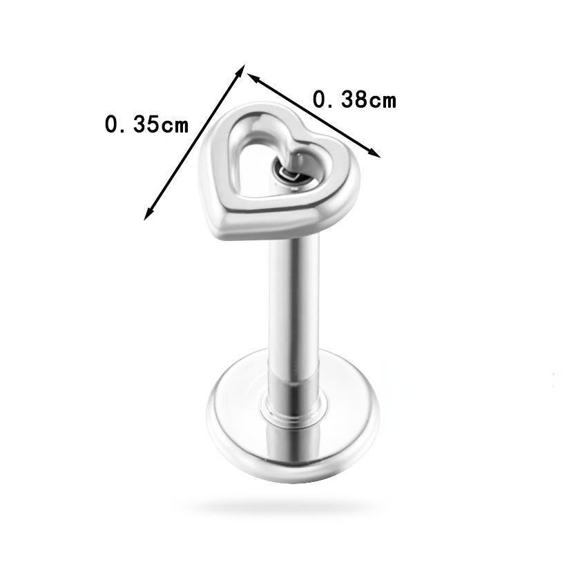 Minimalist Titanium Flat Disc Push Pin Stud – Hypoallergenic Cartilage Piercing Jewelry