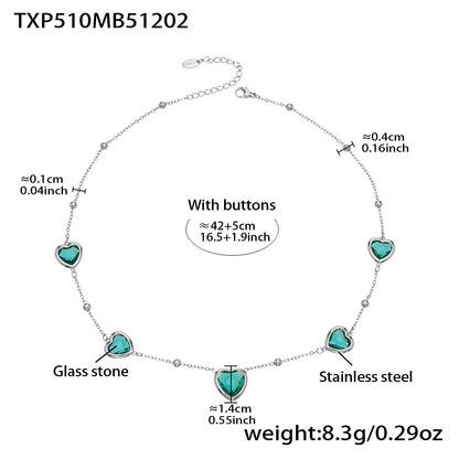 Modern Glass Shine Jewelry | Stainless Steel Necklaces, Bracelets & Earrings