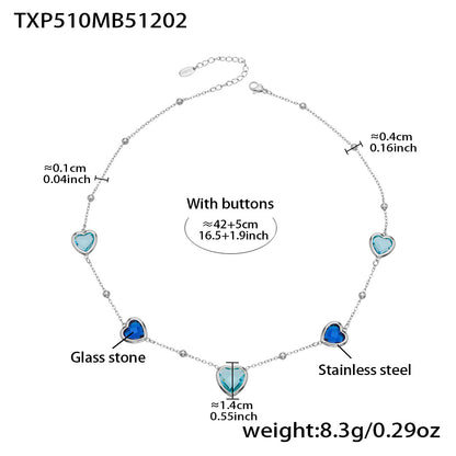 Modern Glass Shine Jewelry | Stainless Steel Necklaces, Bracelets & Earrings