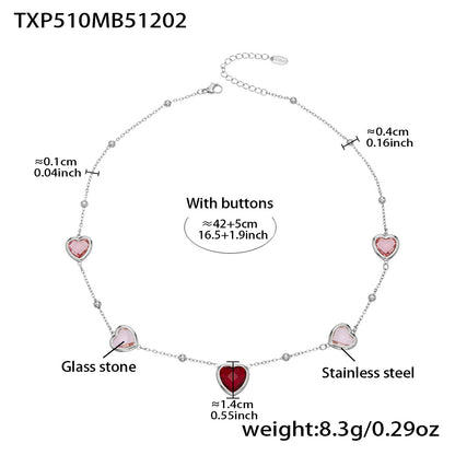 Modern Glass Shine Jewelry | Stainless Steel Necklaces, Bracelets & Earrings