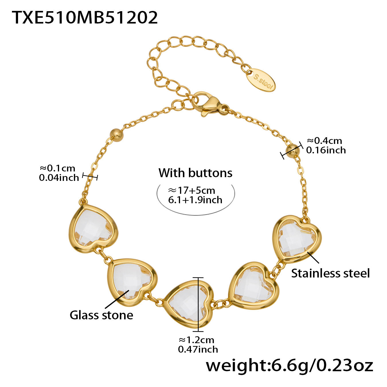 Modern Glass Shine Jewelry | Stainless Steel Necklaces, Bracelets & Earrings