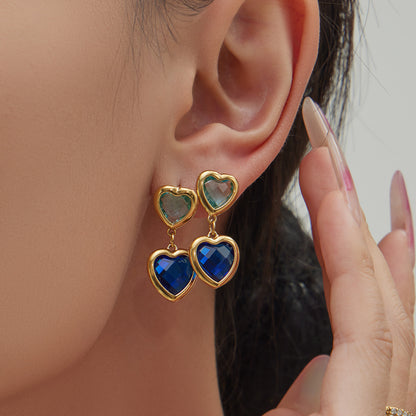 Modern Glass Shine Jewelry | Stainless Steel Necklaces, Bracelets & Earrings