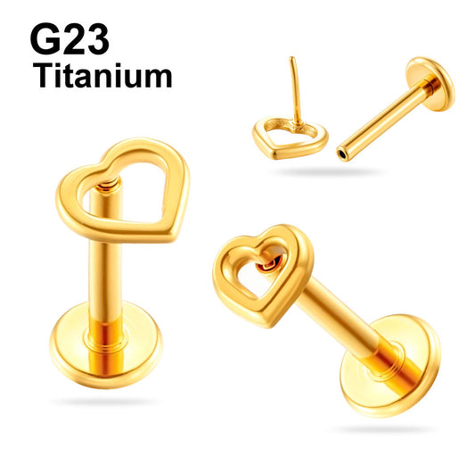 Minimalist Titanium Flat Disc Push Pin Stud – Hypoallergenic Cartilage Piercing Jewelry