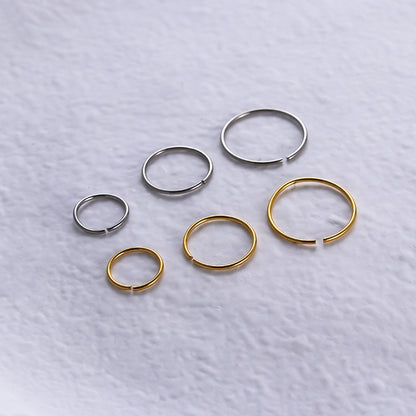 G23/F136 Titanium 20G Hoop Piercing Jewelry | Lip, Nose, and Cartilage Rings | Fashionable & Hypoallergenic