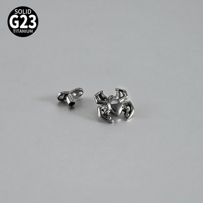 ASTM F136 Titanium Spider Dermal Anchor – Internally Threaded Surface & Collarbone Piercing Jewelry