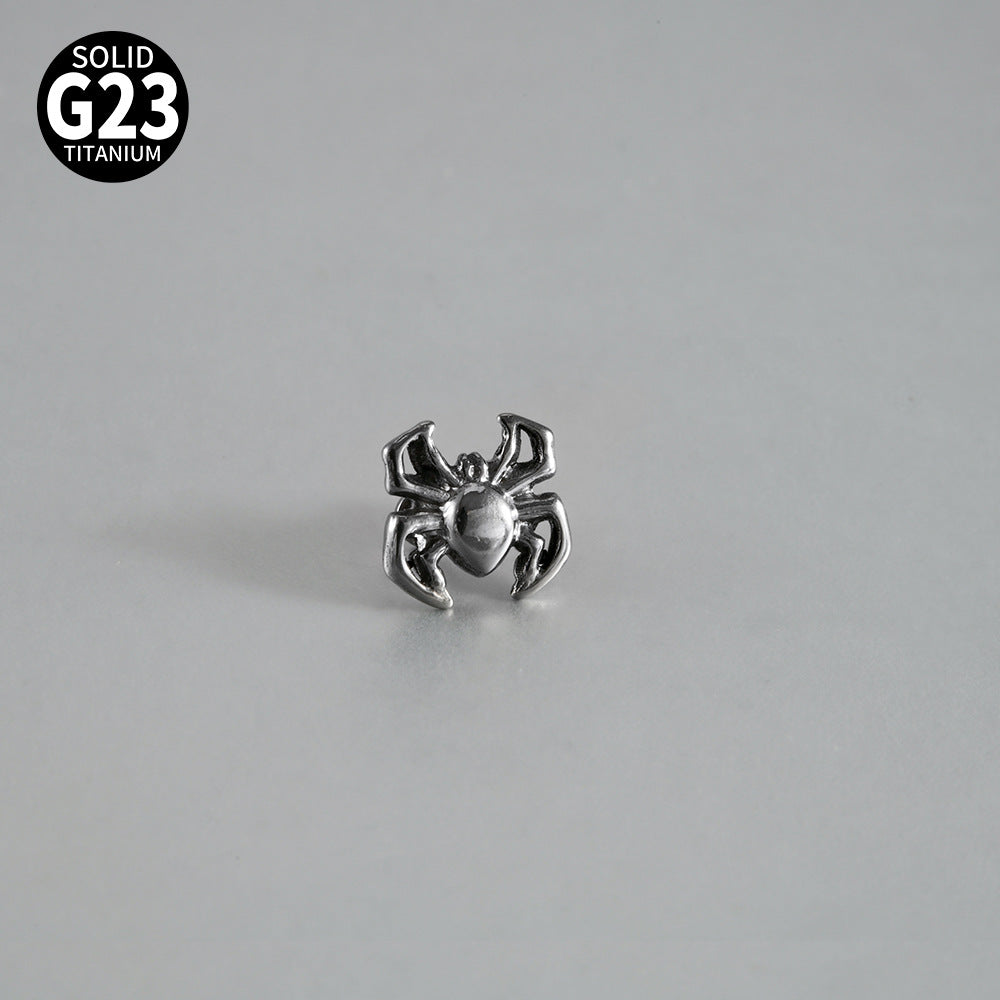 ASTM F136 Titanium Spider Dermal Anchor – Internally Threaded Surface & Collarbone Piercing Jewelry