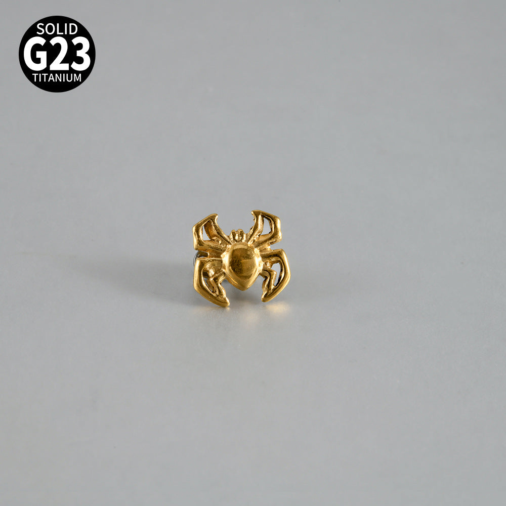 ASTM F136 Titanium Spider Dermal Anchor – Internally Threaded Surface & Collarbone Piercing Jewelry