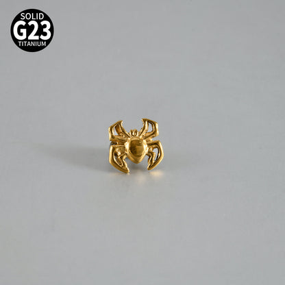 ASTM F136 Titanium Spider Dermal Anchor – Internally Threaded Surface & Collarbone Piercing Jewelry