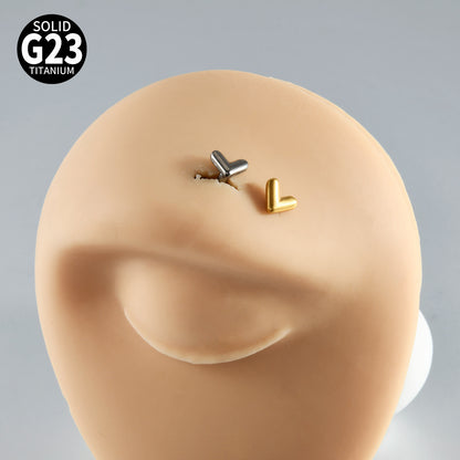 ASTM F136 Titanium Sweet Heart Dermal Anchor Implant – Classic Heart Skin Implant Piercing Jewelry
