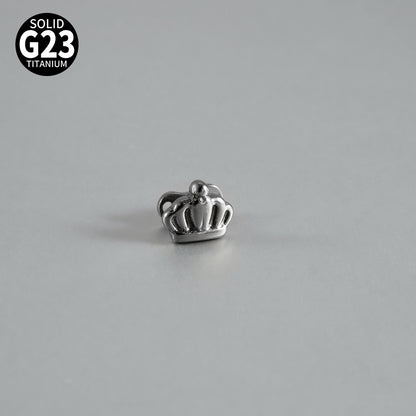 ASTM F136 Titanium Crown Dermal Anchor – Royal Eyebrow & Skin Implant Jewelry