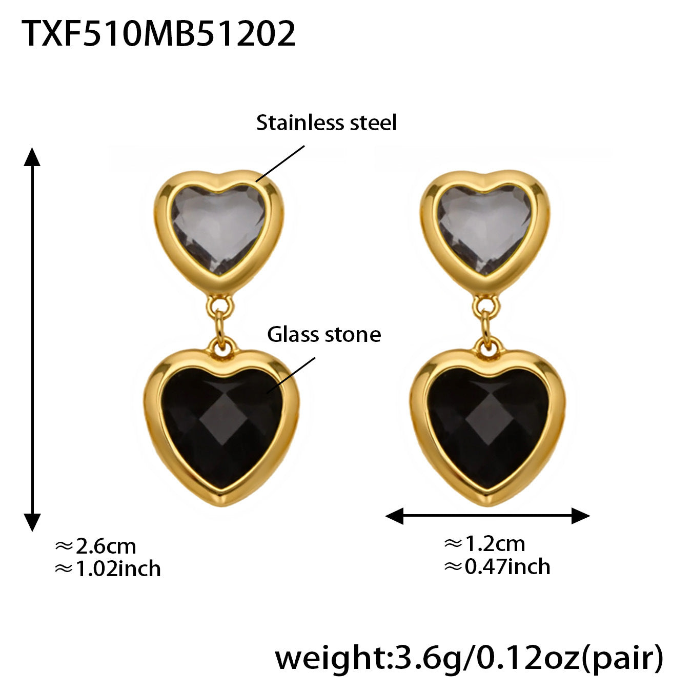 Modern Glass Shine Jewelry | Stainless Steel Necklaces, Bracelets & Earrings