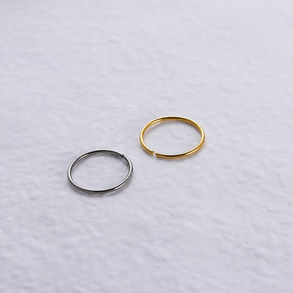 G23/F136 Titanium 20G Hoop Piercing Jewelry | Lip, Nose, and Cartilage Rings | Fashionable & Hypoallergenic