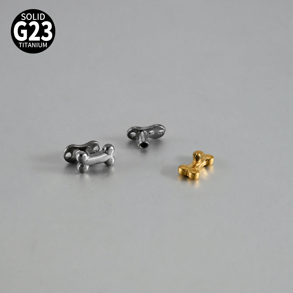 ASTM F136 Titanium Bone Dermal Anchor – Internally Threaded Surface & Collarbone Piercing Jewelry