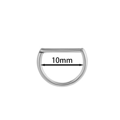 G23 Titanium Hinged Segment Nose Rings & Cartilage Hoops