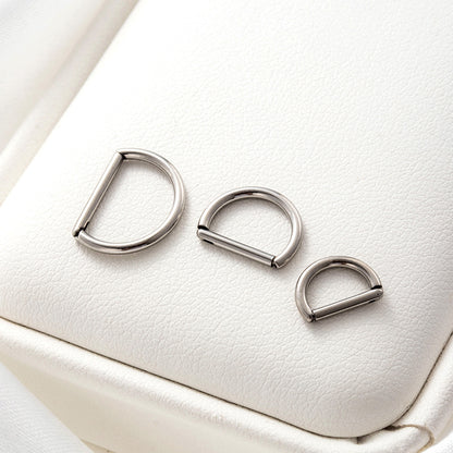G23 Titanium Hinged Segment Nose Rings & Cartilage Hoops