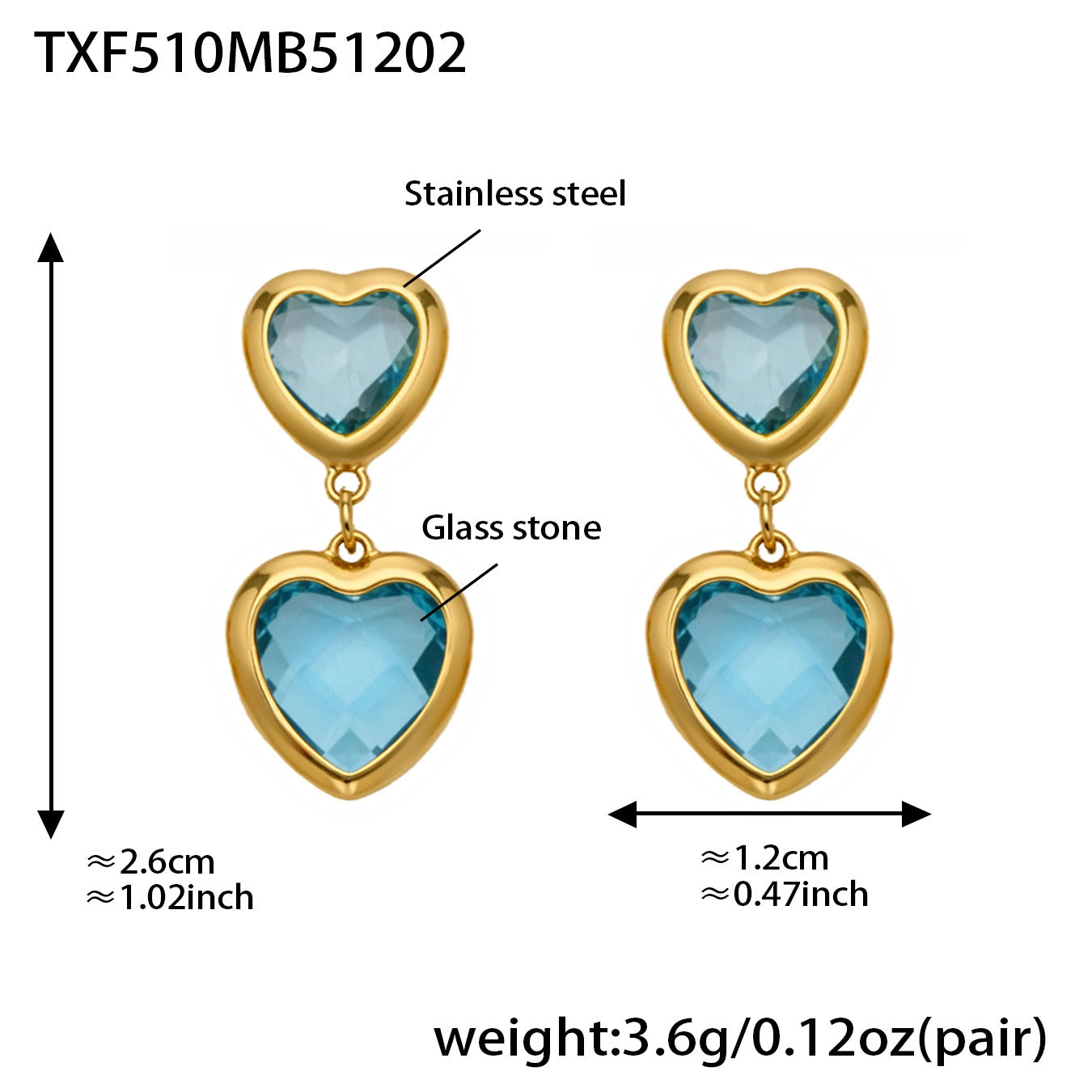 Modern Glass Shine Jewelry | Stainless Steel Necklaces, Bracelets & Earrings