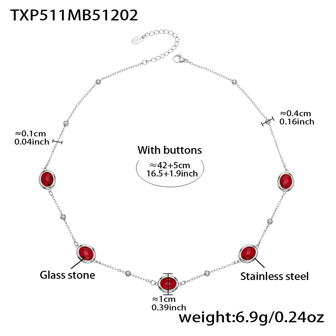 Candy Color Oval Glass Stone Necklace, Bracelet & Earrings Set – Stainless Steel | Fashion Jewelry | Colorful Minimalist Accessories