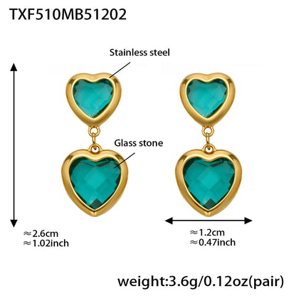 Modern Glass Shine Jewelry | Stainless Steel Necklaces, Bracelets & Earrings