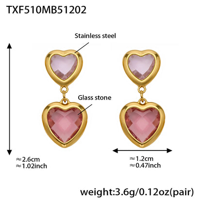 Modern Glass Shine Jewelry | Stainless Steel Necklaces, Bracelets & Earrings